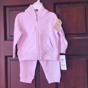 Ralph Lauren 2 piece sweatsuit. NWT, lavender